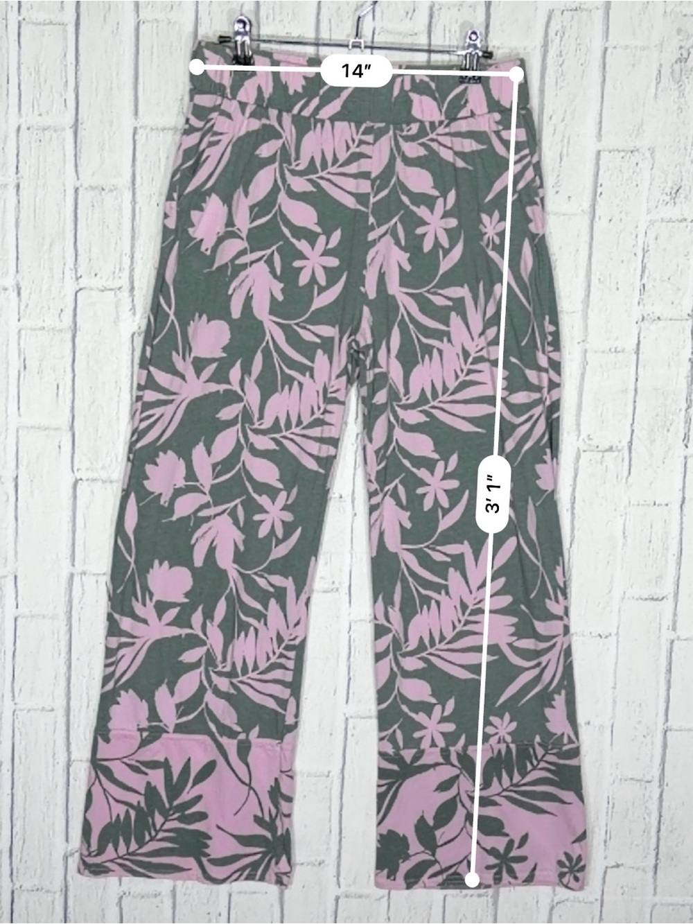🌿💗 PACT SET 100% Organic Cotton Floral Robe & Pants Set M / M-L - Picture 11 of 14
